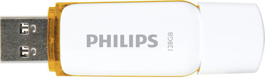 Philips Snow Edition 128GB USB 2.0 Stick Πορτοκαλί