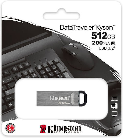 Kingston Datatraveler 512GB USB 3.2 Stick Gray