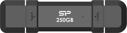 Silicon Power 250GB USB 3.2 Stick with connection USB-A & USB-C Black