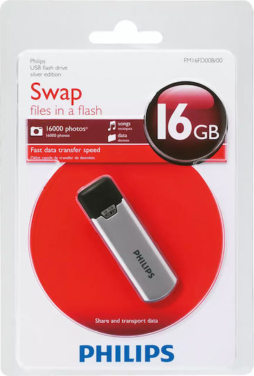 Philips Vivid Edition 16GB USB 3.0 Stick Μπλε