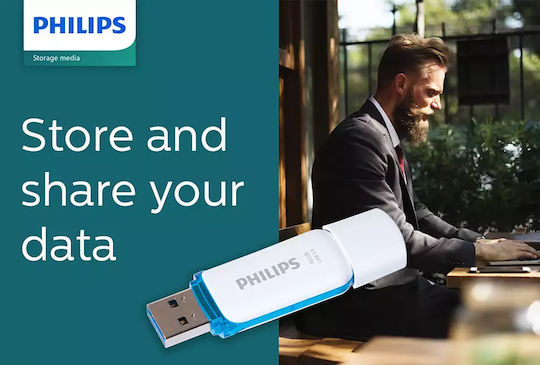 Philips Snow Edition 16GB USB 3.0 Stick Μπλε