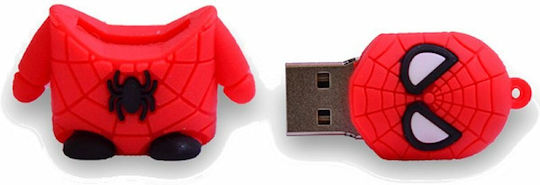 TechOneTech Spiderman 32GB USB 2.0 Stick Red