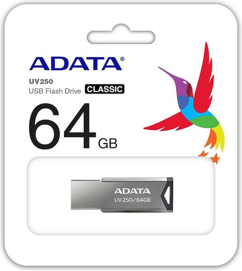 Adata Uv250 64GB USB 2.0 Stick Silver