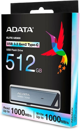 Adata 512GB USB 3.2 USB-C Stick Schwarz