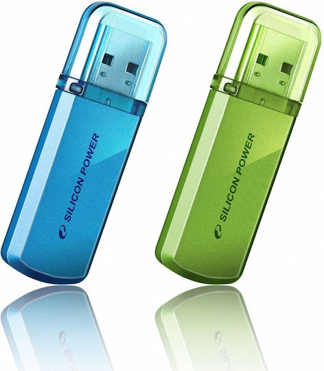 Silicon Power Helios 101 8GB USB 2.0 Stick Μπλε