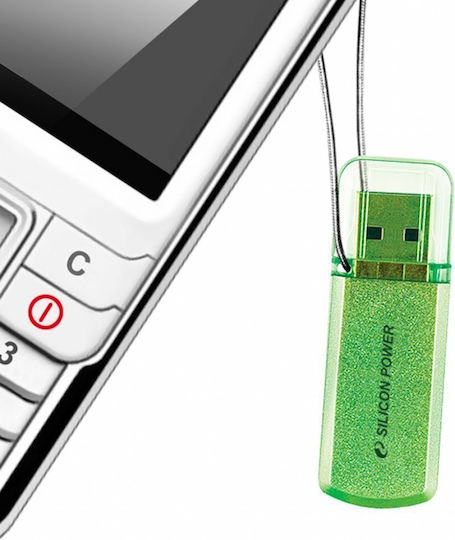 Silicon Power Helios 101 8GB USB 2.0 Stick Μπλε