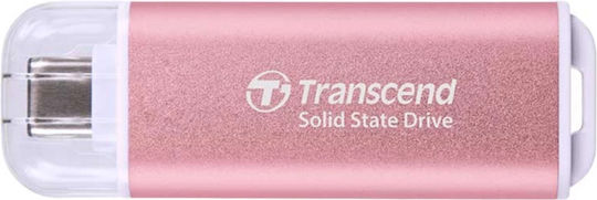 Transcend Esd300p 500GB USB 2.0 SSD Stick Ροζ