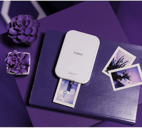 Canon Zoemini 2 Zink Photo Printer with Bluetooth White
