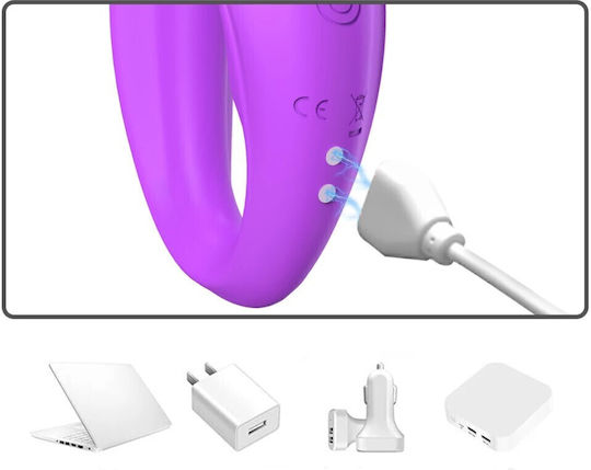 Mokko Toys Clitoral Vibrator with Remote Control Purple