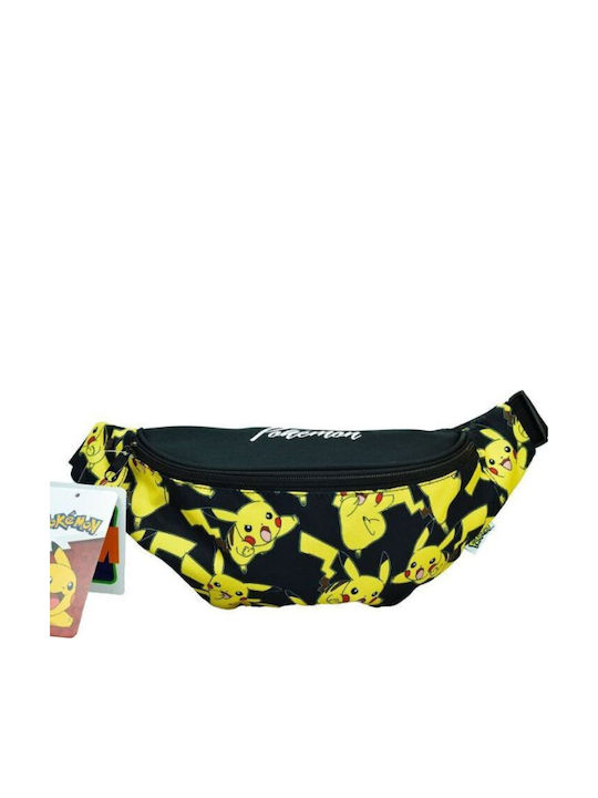 Gim Pikachu Waist Bag Παιδικό Τσαντάκι Μέσης Μαύρο 32x9x9εκ.