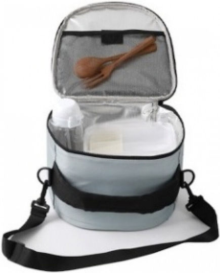Total Gift School Insulated Food Case 8lt Gray 22 x 19.8 x 24cm