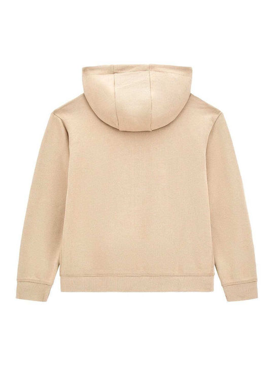 Guess Kinder Sweatshirt mit Kapuze Gold