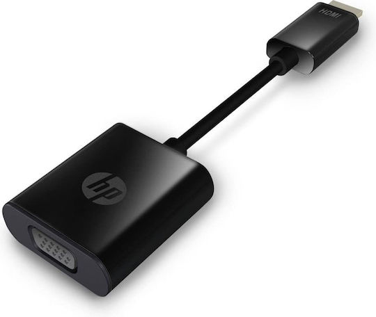 HP Μετατροπέας HDMI male σε VGA female 1τμχ H4F02AA