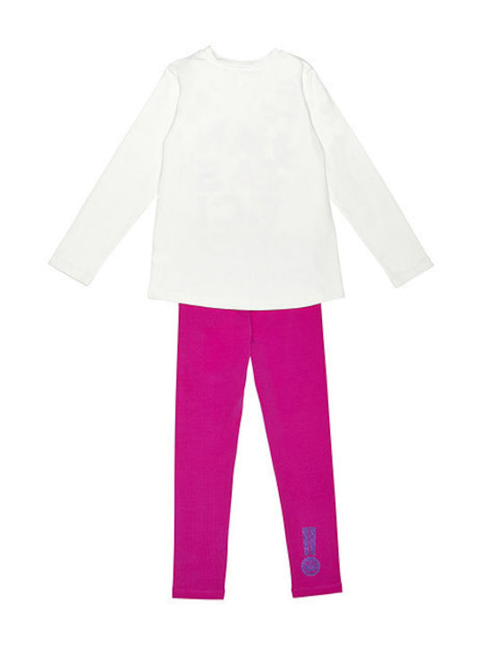 Sprint Kids Set with Leggings Winter 2pcs White