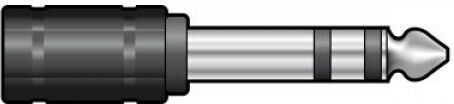 QTX Sound Konverter 6.3mm männlich zu 3.5mm weiblich 1Stück 757.873UK