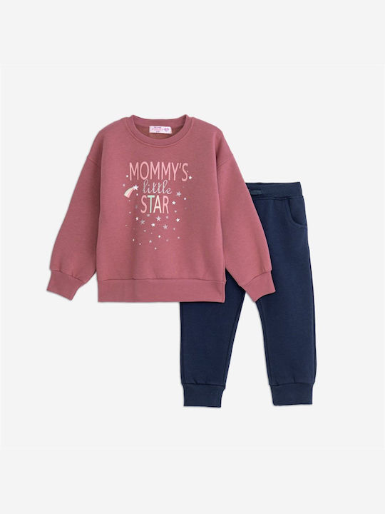 Funky Kids Sweatpants Set Rotten Apple, Blue