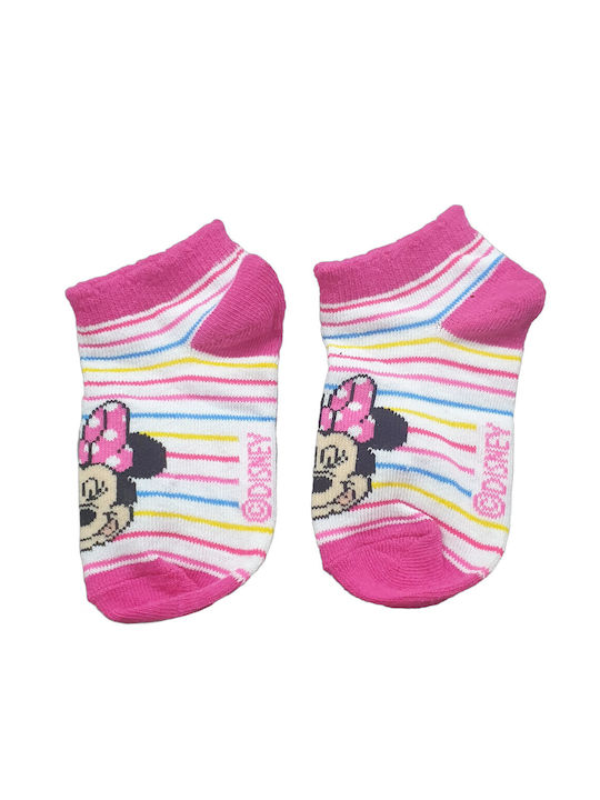 Disney Kids' Ankle Socks Pink