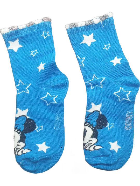 Disney Παιδικές Κάλτσες Minnie Blue