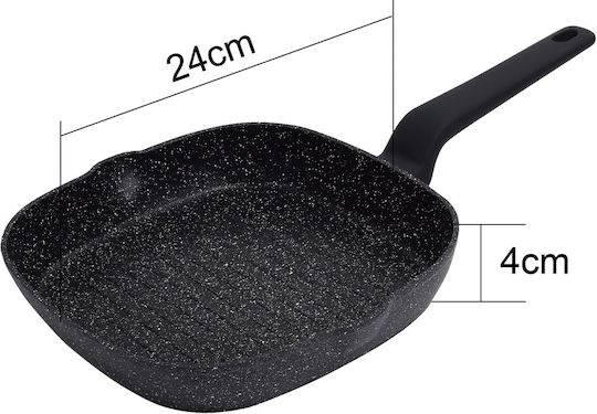 Klausberg Grill made of Aluminum with Non-Stick Coating 24cm
