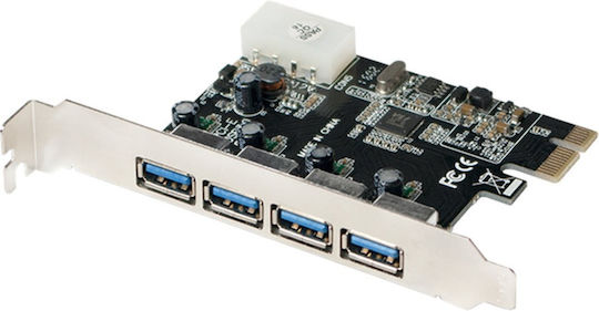 LogiLink Κарта PCIe в 4 порта USB 3.0