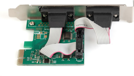 Aten Κάρτα PCIe σε 2 θύρες RS232 DB9 Serial