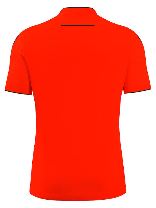 Ponnet Eco Kurzarm-Schiedsrichtertrikot Neonrot