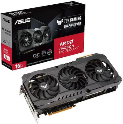 Asus Radeon RX 7800 XT 16ГБ GDDR6 TUF OC Gaming Edition Видеокарта