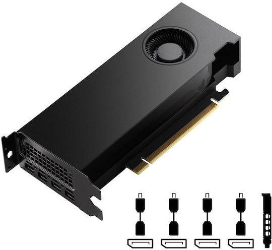 PNY Quadro RTX 4000 20GB GDDR6 Generația SFF Ada (Smallbox) Placă Grafică