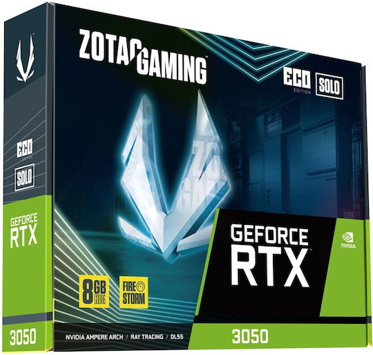 Zotac GeForce RTX 3050 8GB GDDR6 Eco Solo Κάρτα Γραφικών