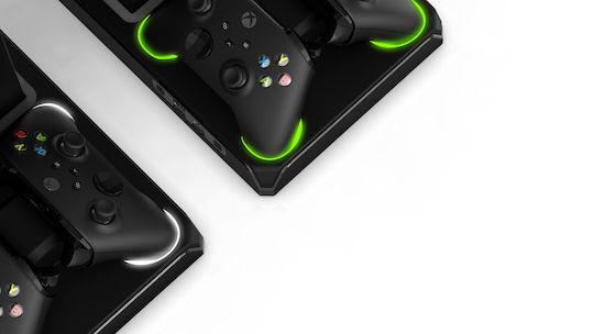 iMP Gaming Controller-Ladestation 2 Controller Xbox Series X/S mit LED-Beleuchtung Schwarz