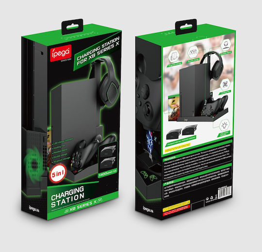 iPega XBX013 Controller-Ladestation 2 Controller Xbox Series X/S Schwarz