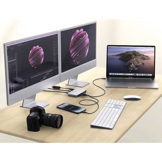 Belkin Connect Thunderbolt 4 Docking Station με PD Ασημί