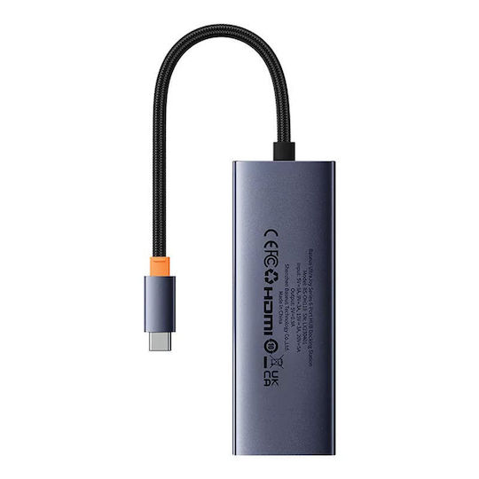 Baseus UltraJoy USB-C Docking Station mit HDMI 4K PD Gray