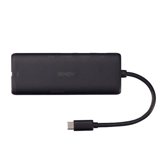 Lindy USB-C Docking Station with HDMI 4K PD Ethernet Black (43358)