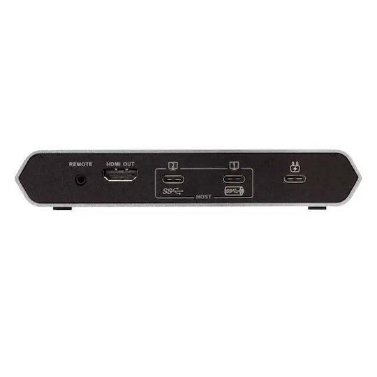 Aten USB-C Докинг Станция с HDMI 4K PD и Свързване на 2 Монитора Сребриста (US3310)