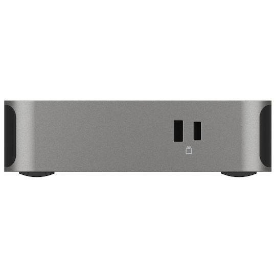 Icy Box IB-DK2880-C41 USB-C Docking Station με HDMI 4K PD Ethernet και σύνδεση 2 Οθονών Γκρι