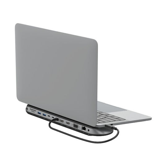 Belkin Connect USB-C Docking Station με HDMI 4K PD Ethernet και σύνδεση 3 Οθονών