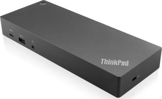 Lenovo ThinkPad Hybrid USB-C Stație de andocare cu HDMI/DisplayPort 4K PD Ethernet Negru
