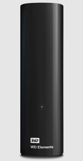 Western Digital Elements Desktop USB 3.0 External 3.5" HDD 20TB Black