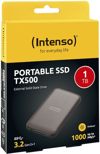 Intenso TX500 USB 3.2 Extern SSD 1TB 2.5" Brown