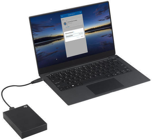 Seagate One Touch Password Protection USB 3.0 External 2.5" HDD 5.1TB Black
