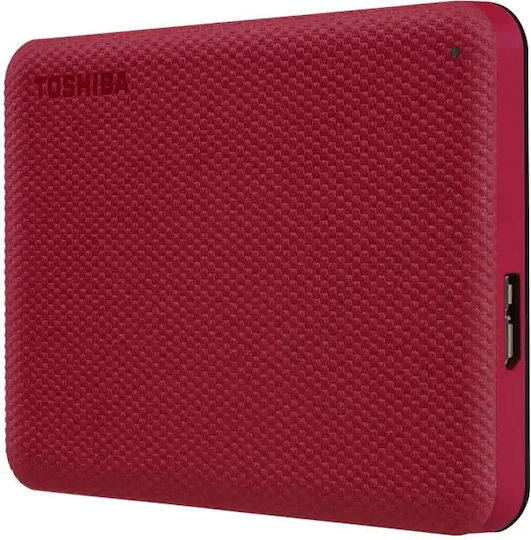 Toshiba Canvio Advance 2020 USB 3.2 Εξωτερικός HDD 1TB 2.5" Κόκκινο