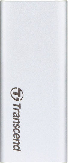 Transcend ESD240C USB 3.1 Εξωτερικός SSD 240GB M.2 Ασημί