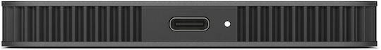 Lacie Mobile Drive Secure USB-C 3.0 / 3.1 / 3.2 Εξωτερικός HDD 2TB 3.5" Space Grey
