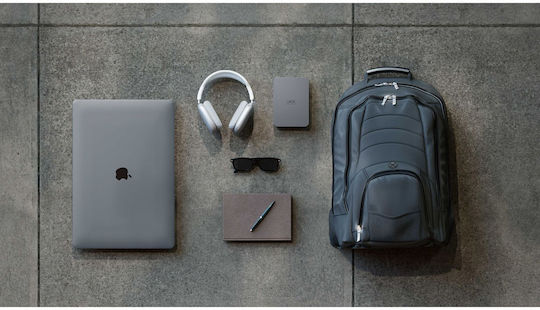 Lacie Mobile Drive Secure USB-C 3.0 / 3.1 / 3.2 Εξωτερικός HDD 2TB 3.5" Space Grey