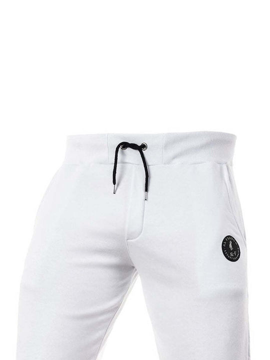 Al Franco Men's Athletic Shorts White