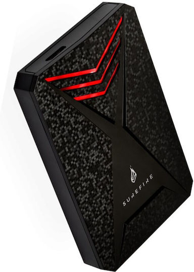 SureFire Surefire Bunker SSD USB 3.2 Externe SSD 1TB 2.5" Schwarz
