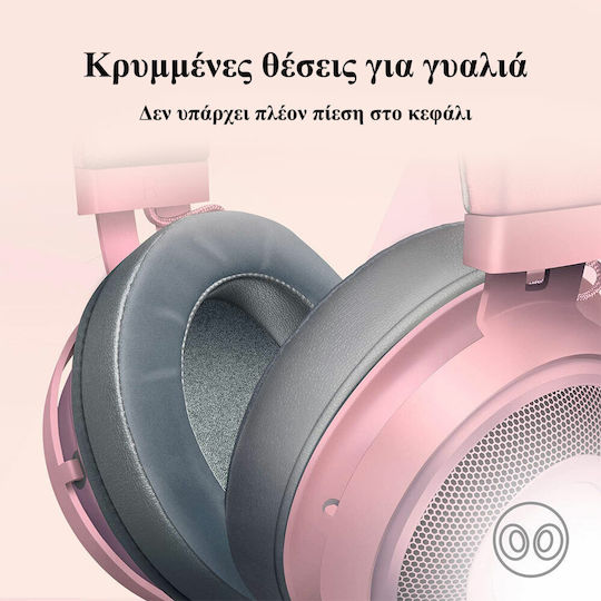 Razer Kraken Over Ear Gaming Headset with Connection 3.5mm Quartz