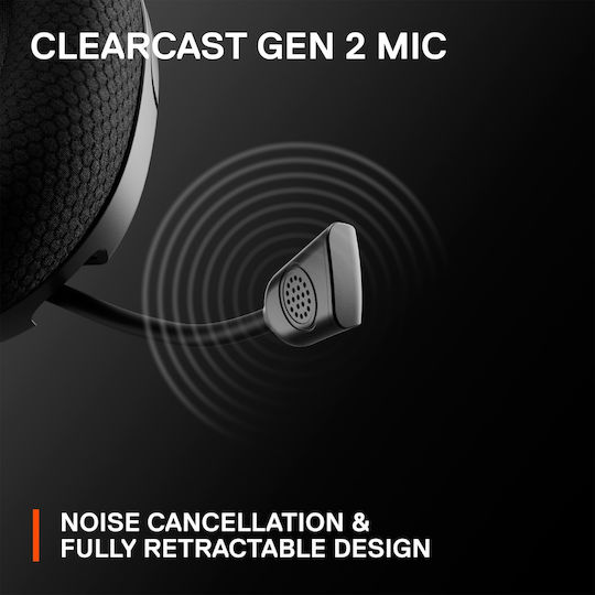 SteelSeries Arctis Nova 1 Over Ear Gaming Headset with Connection 3.5mm Black / Grey