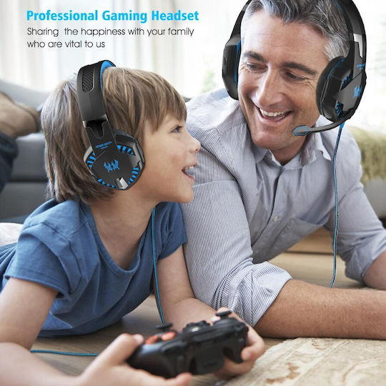 Kotion Each G2000 Over Ear Gaming Headset with Connection 3.5mm / USB Orange